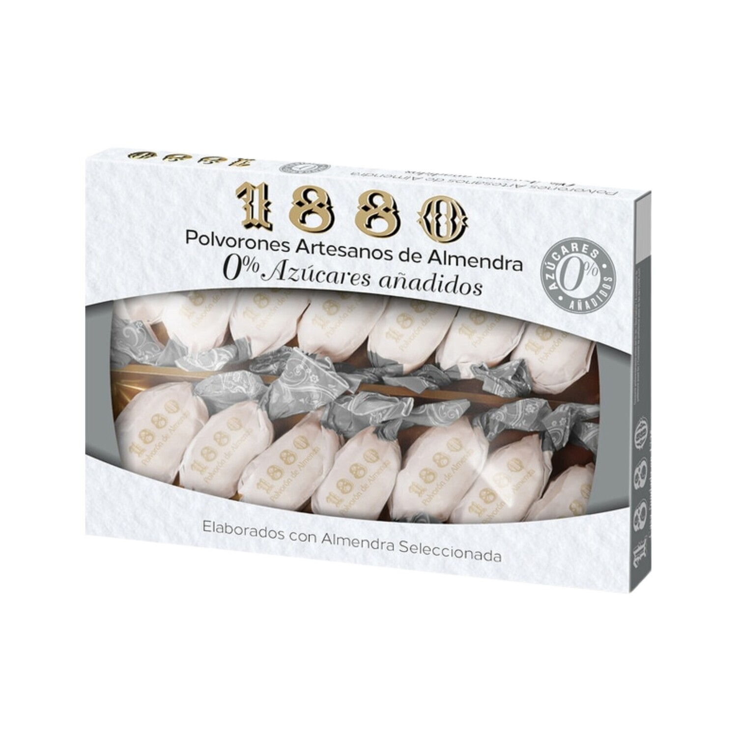 Polvorones Artesanos de Almendra 1880 0 Azucares Añadidos