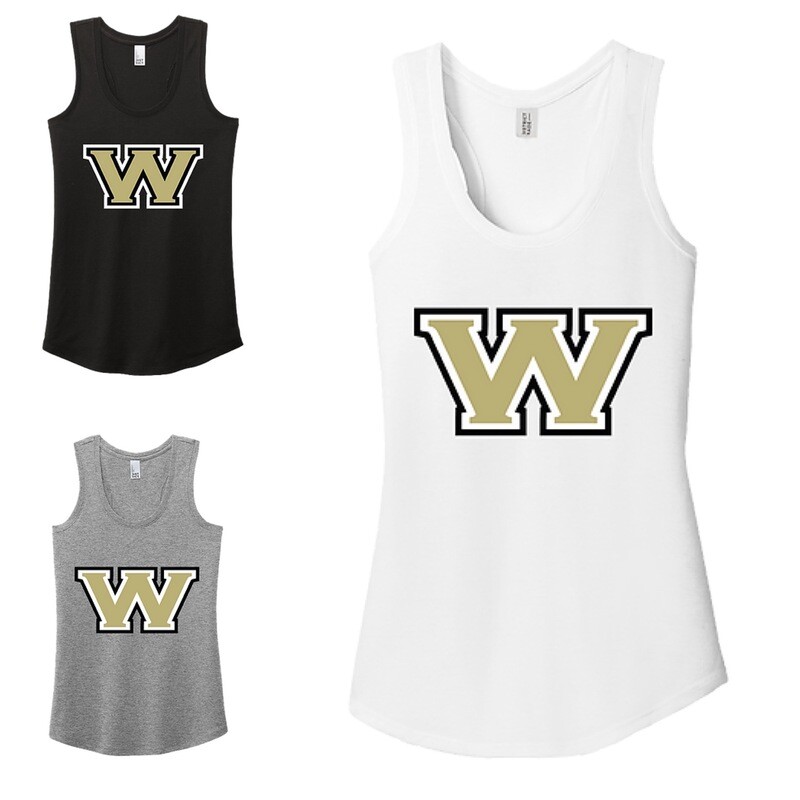Women&#39;s Racerback Tank Top &quot;W&quot;