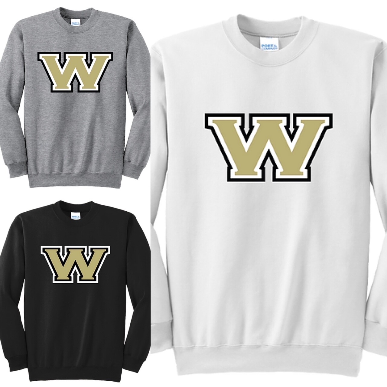 Crewneck Sweatshirt "W"