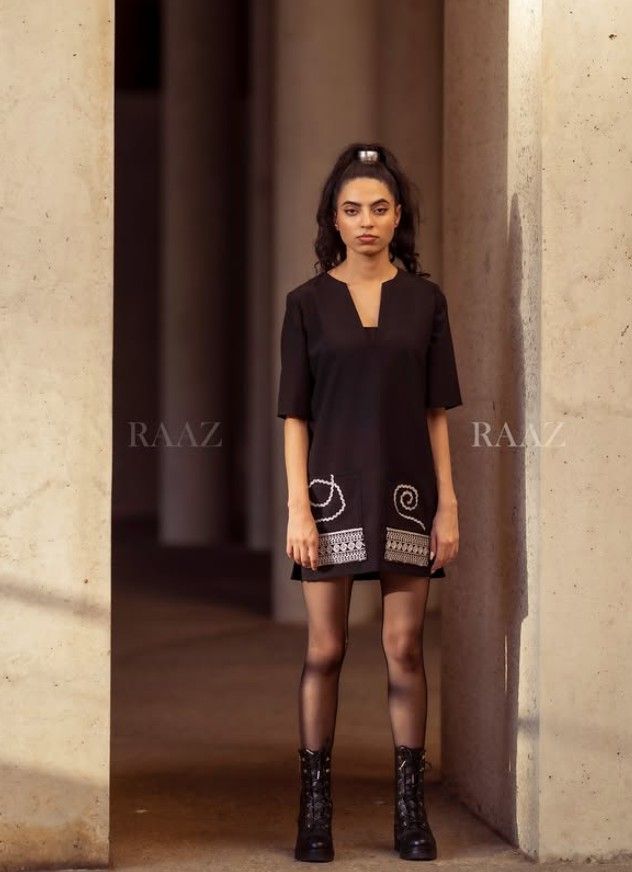 Black Pocket Dress
