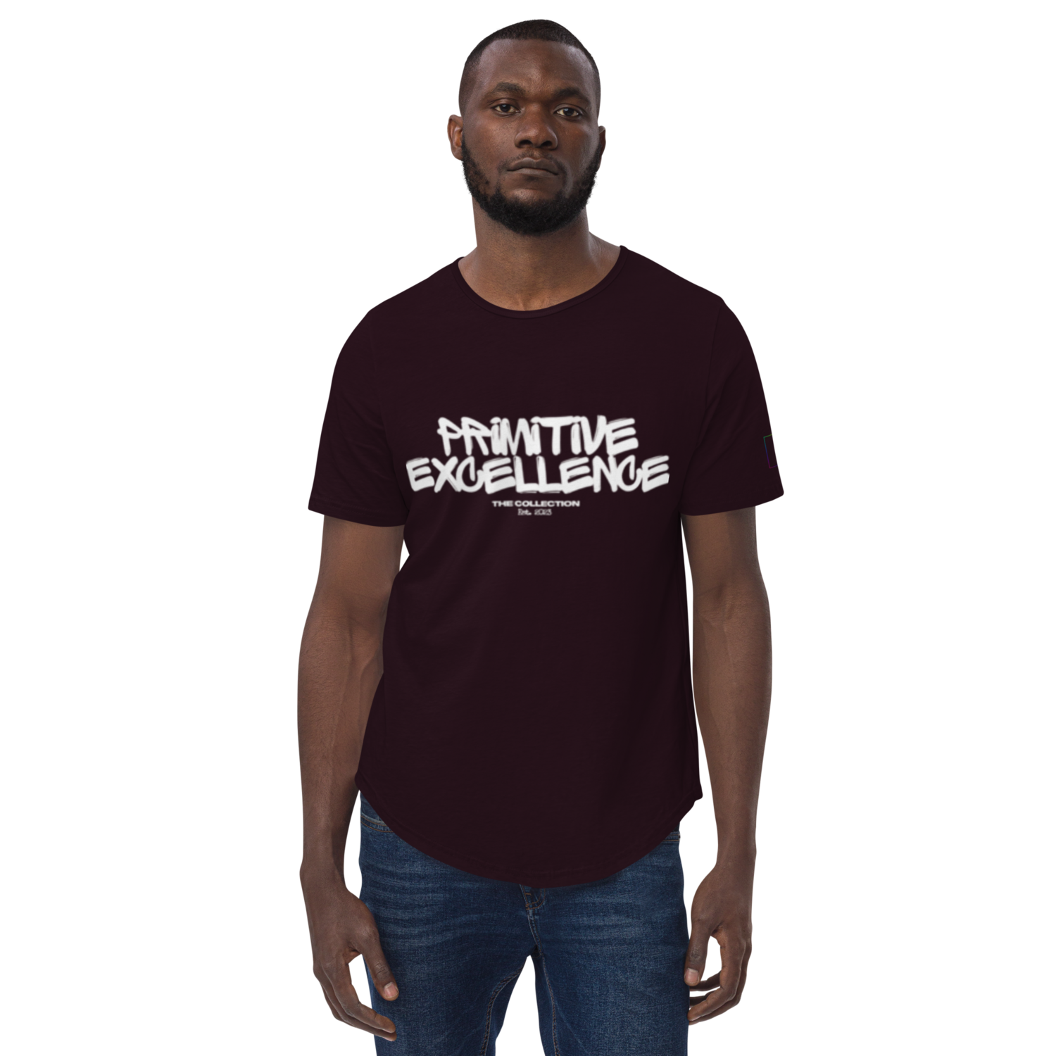 &quot;The Establishment&quot; Curved Hem Tee