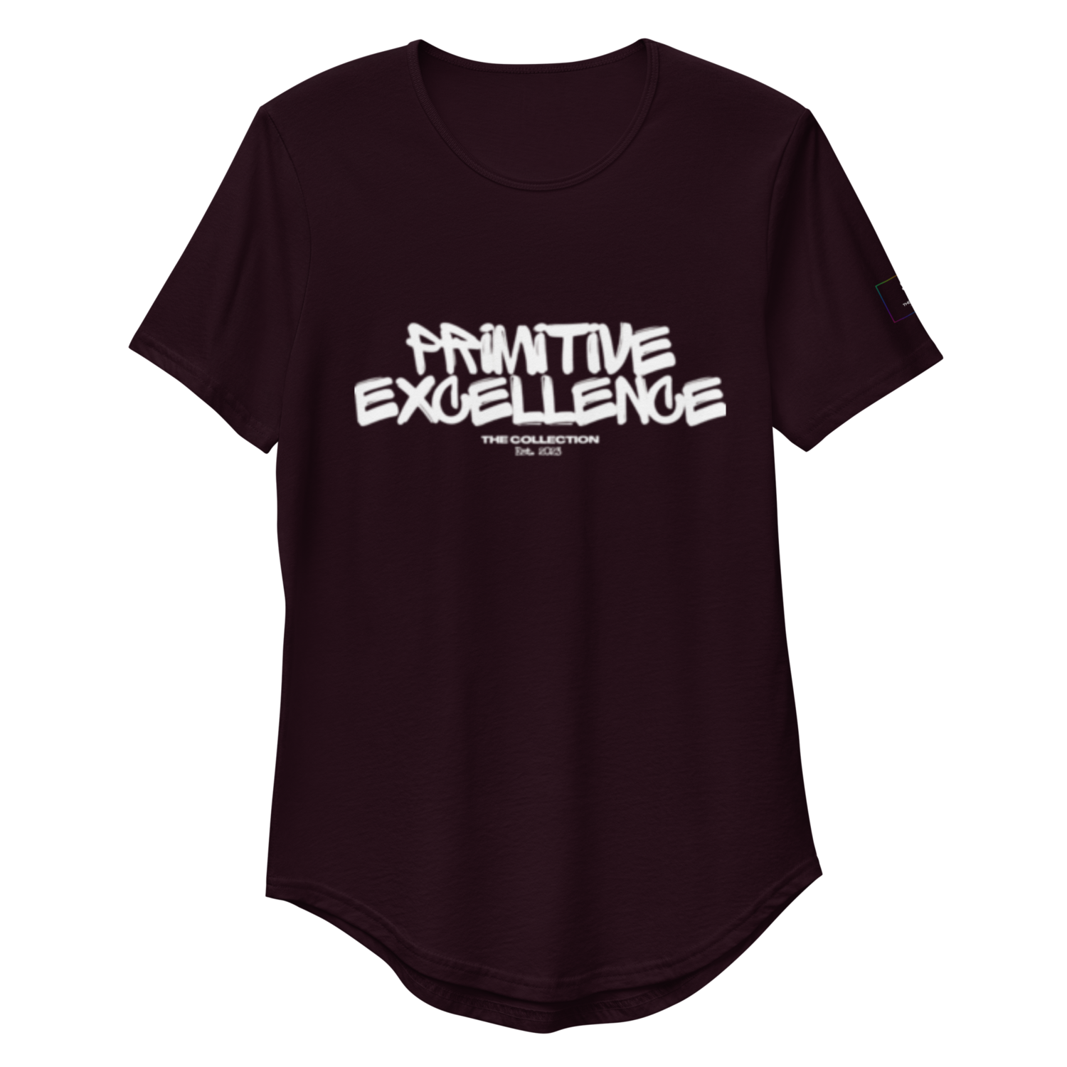 &quot;The Establishment&quot; Curved Hem Tee