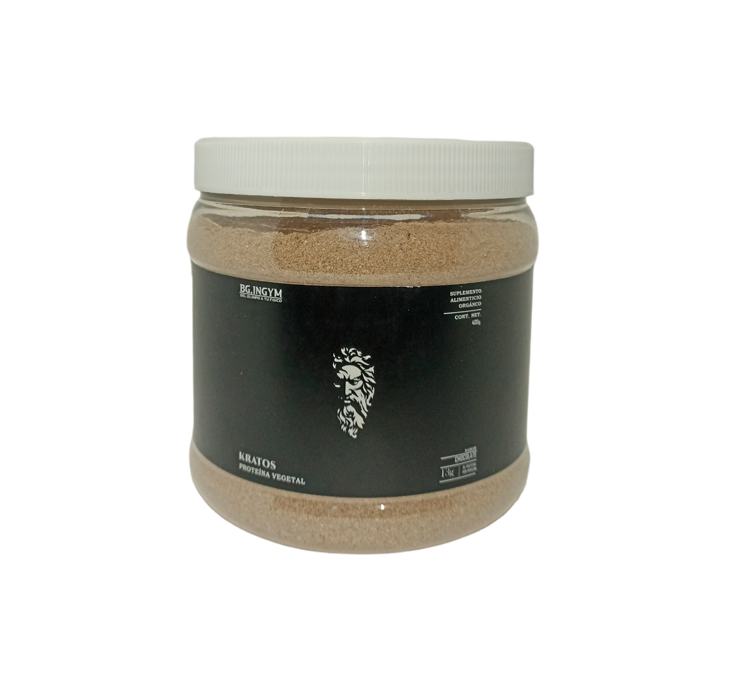 PROTEÍNA VEGANA KRATOS 450gr  (Marca BG.INGYM) Scoop 15gr