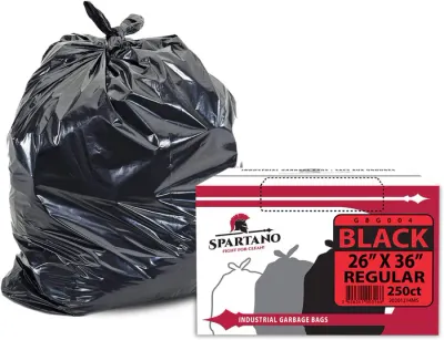 26 X 36 GARBAGE BLACK