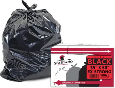 35 X 50 GARBAGE BLACK