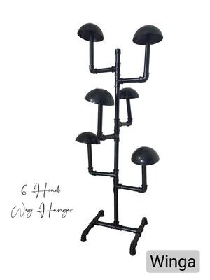 6 Heads Wig Hanger