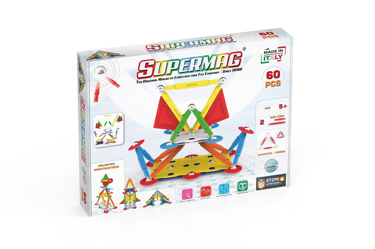 Multicolor 60 pcs