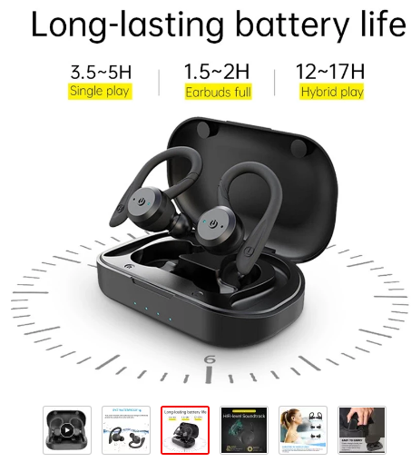 Sport Wireless Bluetooth Earphones