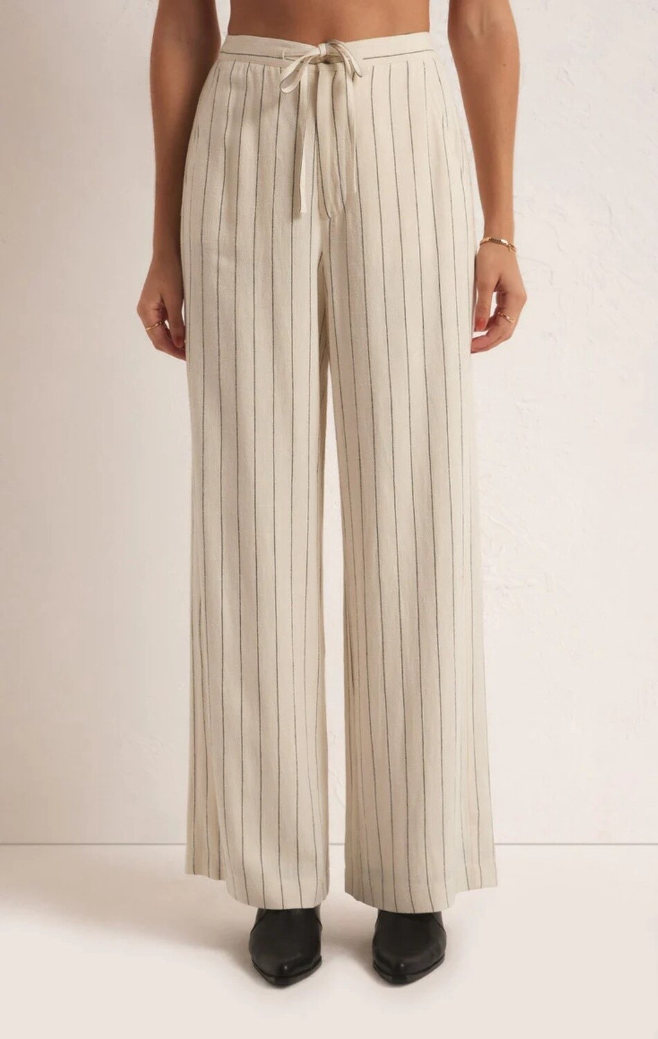 ZP241185 Cortez Pinstripe Pant, Size: XS, Colour: SANDSTONE