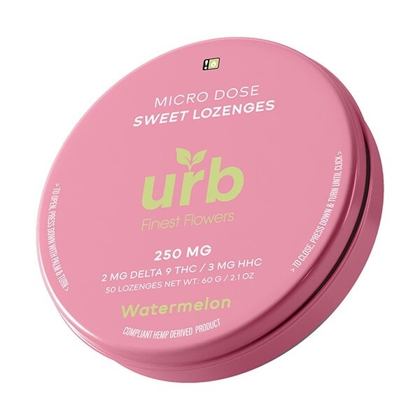 Urb Micro Dose Sweet Lozenges, Flavor: Watermelon