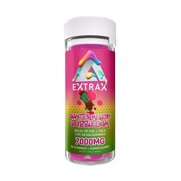 Delta Extrax Adios Blend Gummies, Flavor: Watermelon Bubblegum
