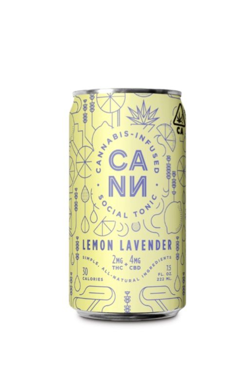 CANN Cannabis Infused Social Tonic, Flavor: Lemon Lavender