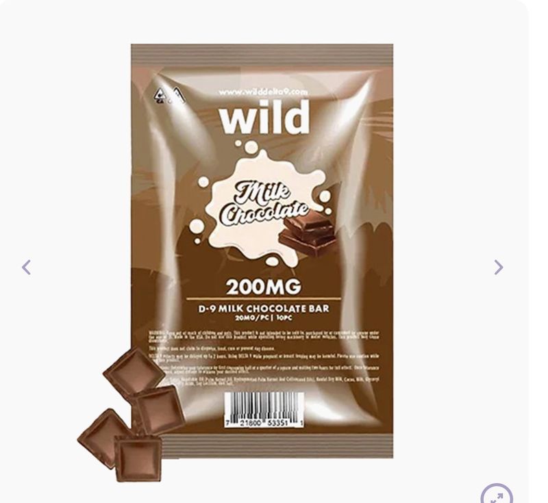 WILD D9 CHOCOLATE BAR | (10CT) 200MG