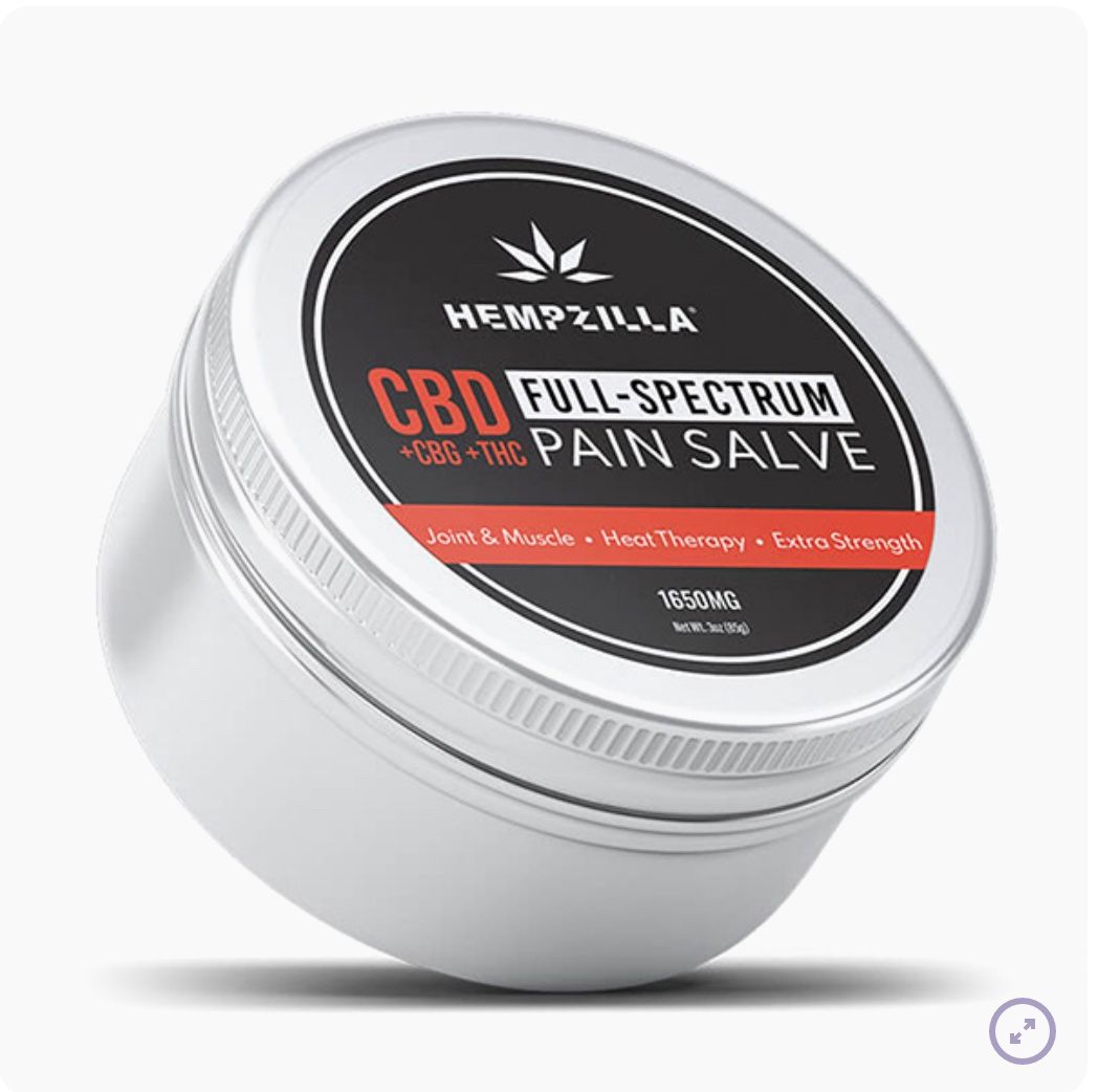 HEMPZILLA FULL SPECTRUM VIBE PAIN SALVE | 1650MG, Strength: 1650mg