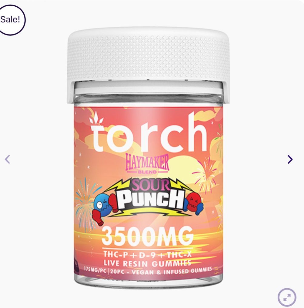 Torch Haymaker Gummies, Flavor: Sour Punch