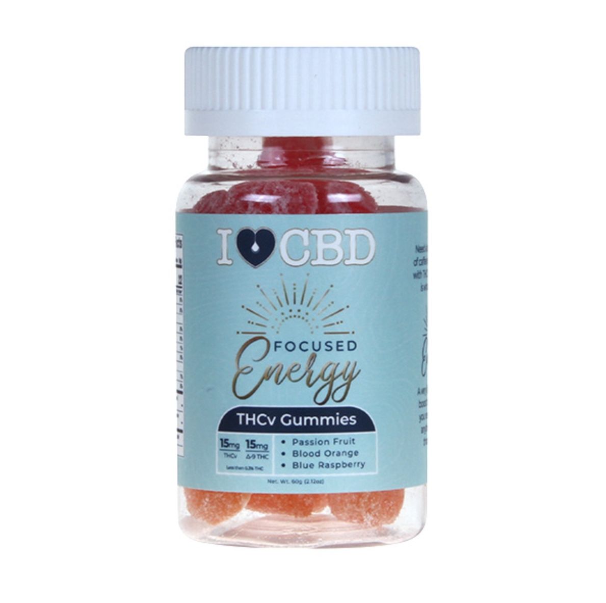 I HEART CBD FOCUSED ENERGY GUMMIES | 300MG