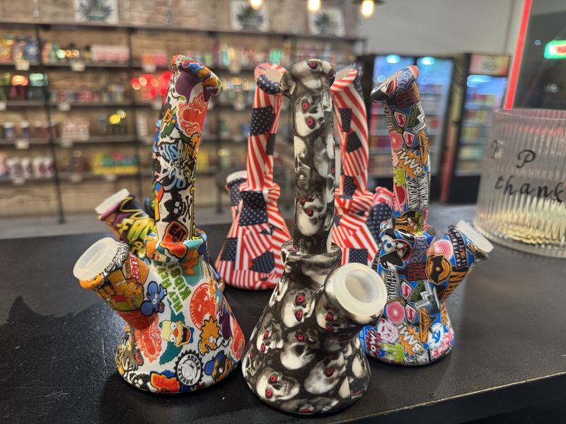 Smoking Glass Pipes Silicone Tabacco Water Pipe