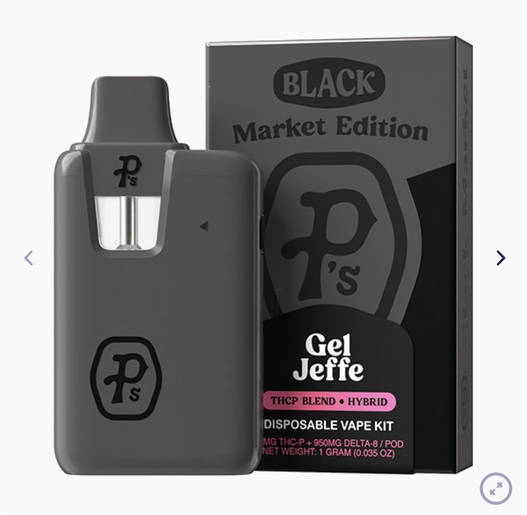 PUSHIN P’S BLACK MARKET EDITION DISPOSABLE VAPE KIT | 1G