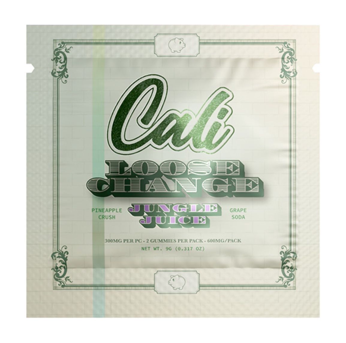 CALI EXTRAX LOOSE CHANGE GUMMIES | (2CT) 600MG, Flavor:: Jungle Juice