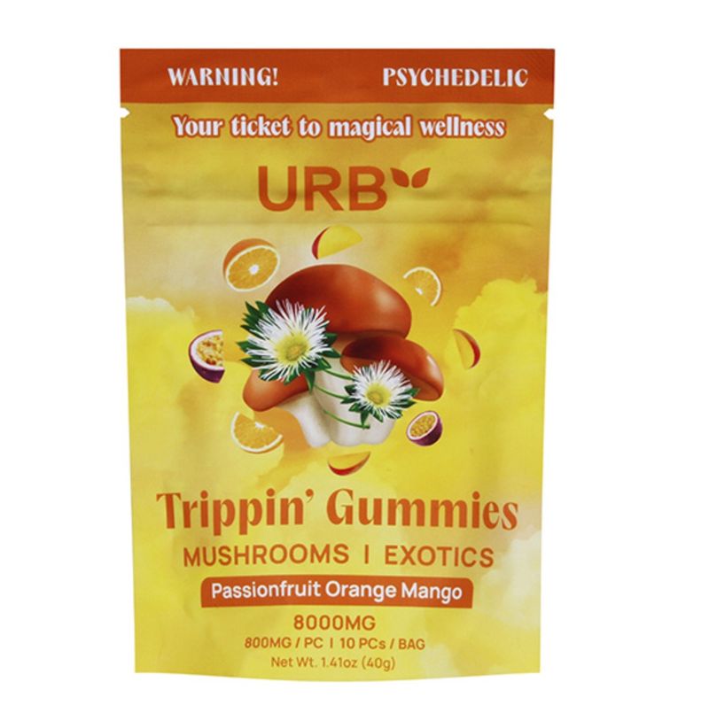 URB TRIPPIN’ MUSHROOM GUMMIES | (10CT) 8000MG
