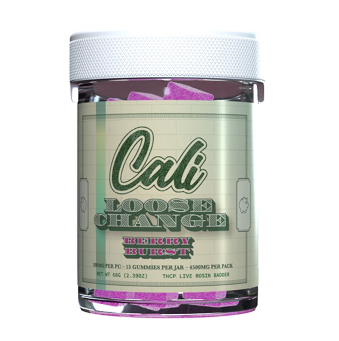 CALI EXTRAX LOOSE CHANGE THCP GUMMIES | (15CT) 4500MG, Flavor:: Berry Burst