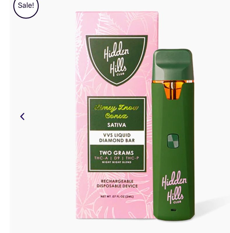 Hidden hills liquid diamonds vape 2g