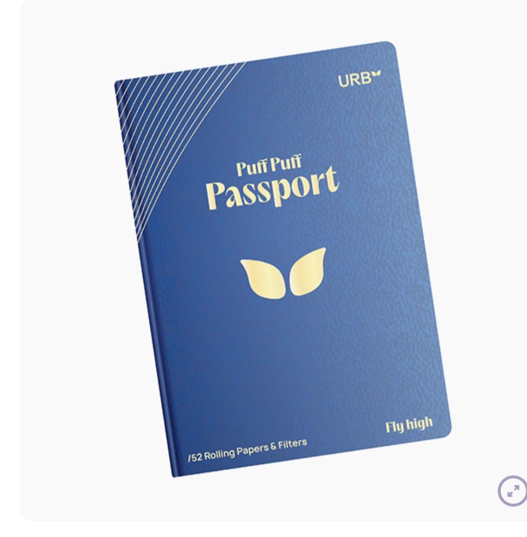 URB PUFF PUFF PASSPORT – 52 ROLLING PAPERS &amp; FILTERS