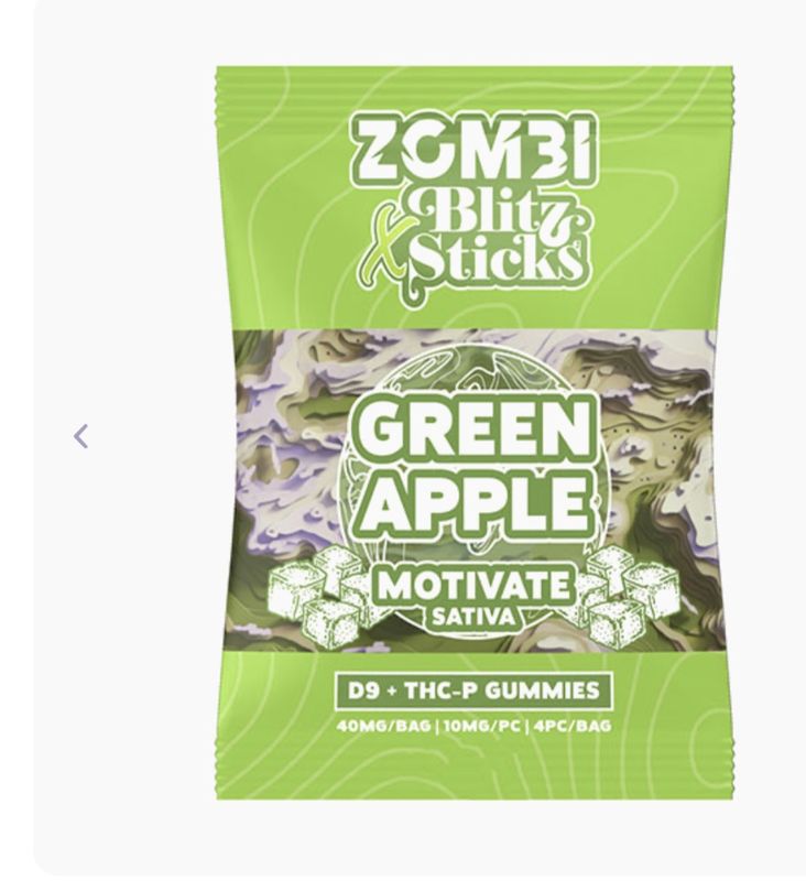 Zombi Blitz Sticks D9 + THCP Gummies 4cnt