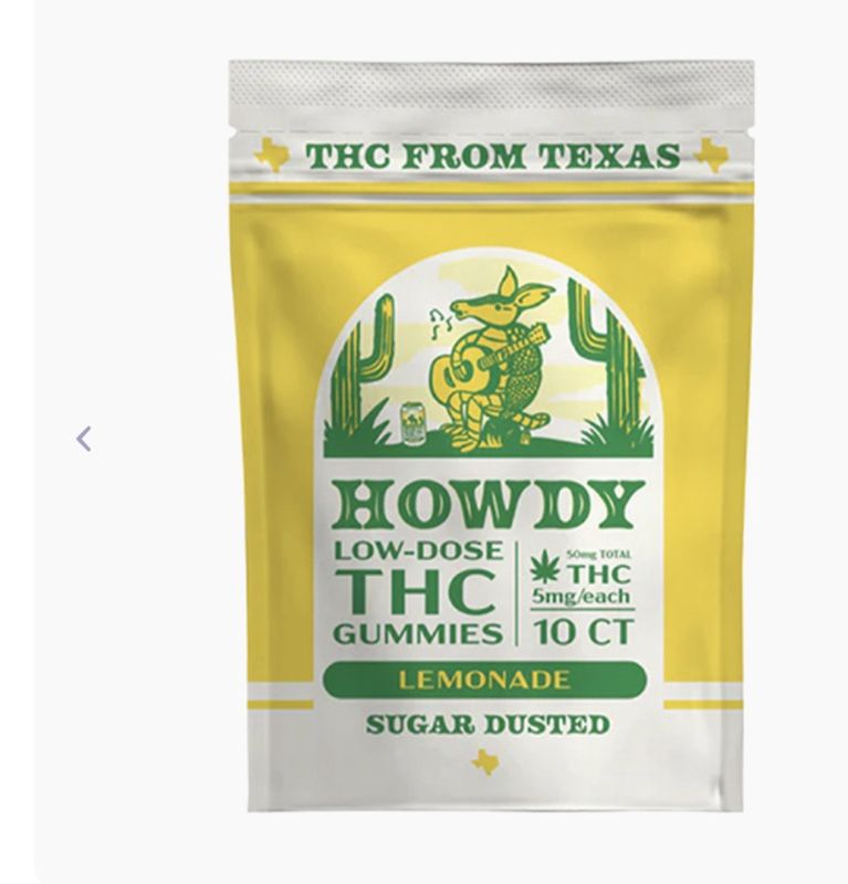 HOWDY LOW DOSE SUGAR DUSTED D9 GUMMIES | (10CT) 50MG