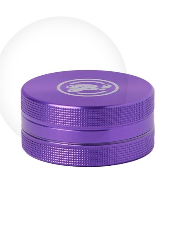 BigFun Medium 2.2 inch 2 Piece Aluminum Grinder, Color: Lilac