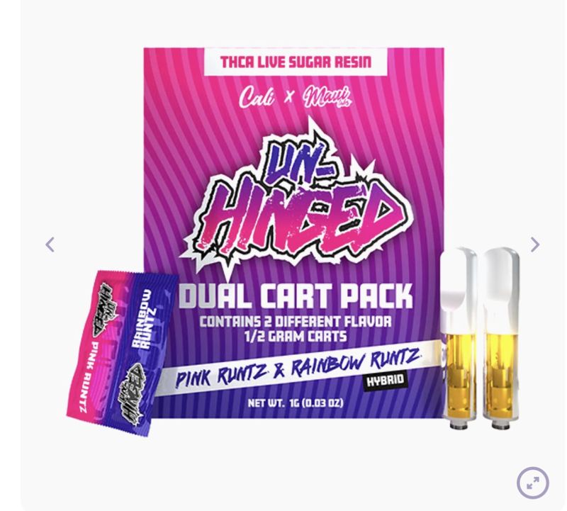 CALI X MAUI LABS UNHINGED DUAL CARTRIDGES | (2PK) 1G