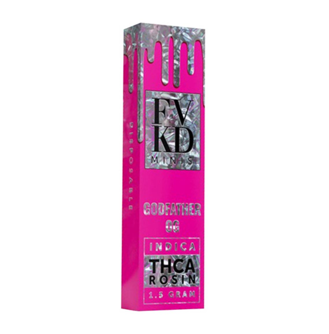 FVKD Minis THCA Rosin Disposable 1.5g, Flavor: Godfather OG - indica