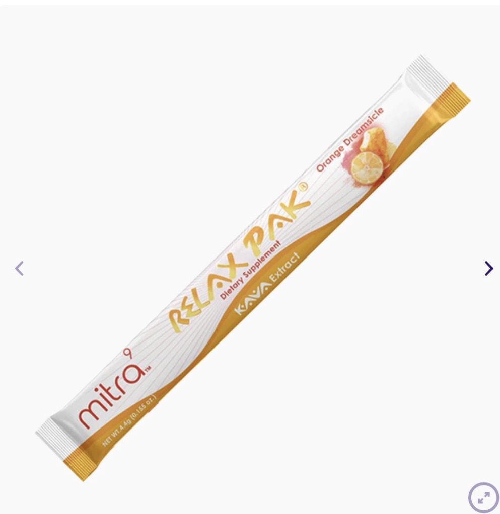 MITRA 9 KAVA POWDER RELAX PAK, Flavor: lemonade