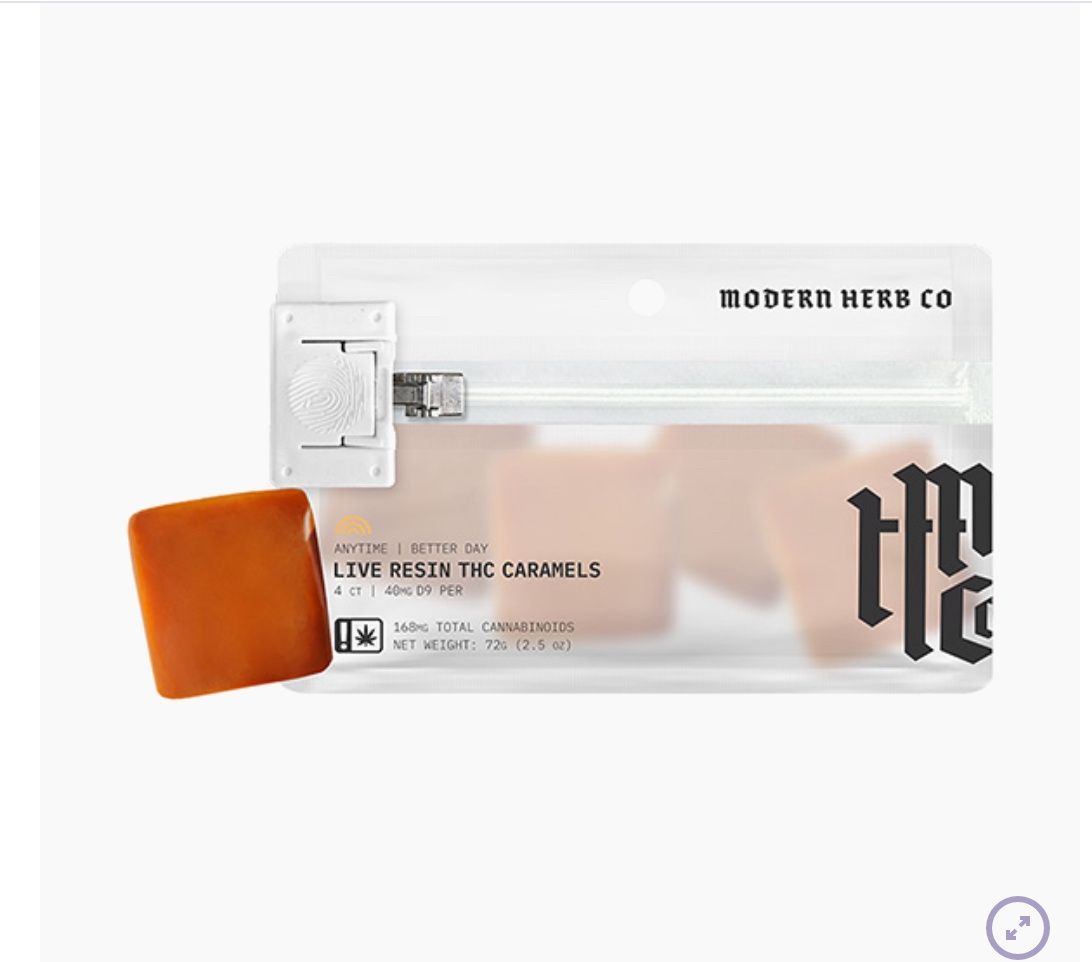 MODERN HERB CO D9 CARAMELS – ANYTIME | (4CT) 160MG