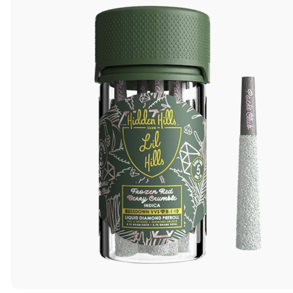 HIDDEN HILLS LIL HILLS VVS PRE-ROLLS | 3.75G, Flavor: Frozen redberry crumble