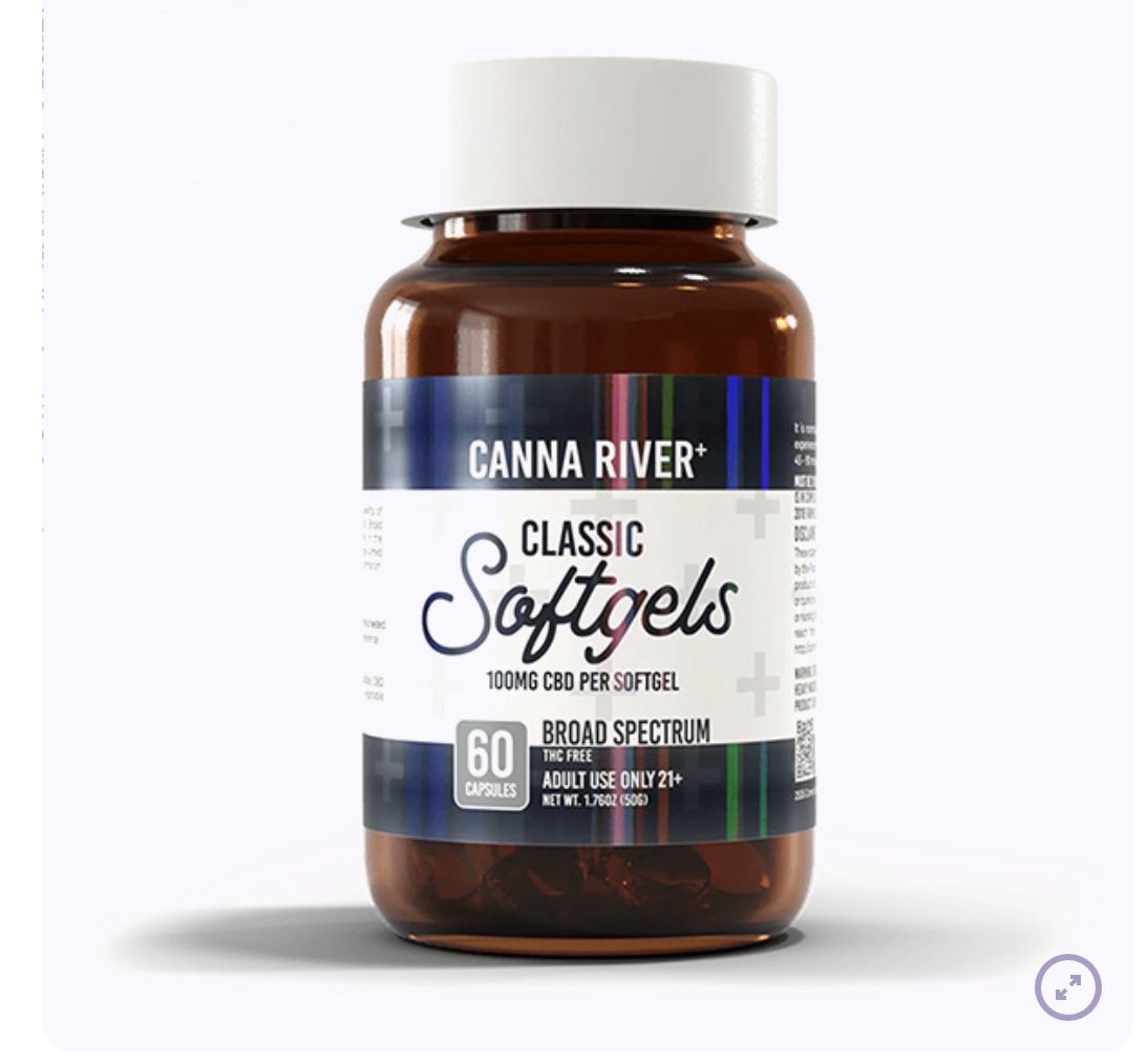 Canna River CBD sleep Softgels Broad Spectrum | 60 Count