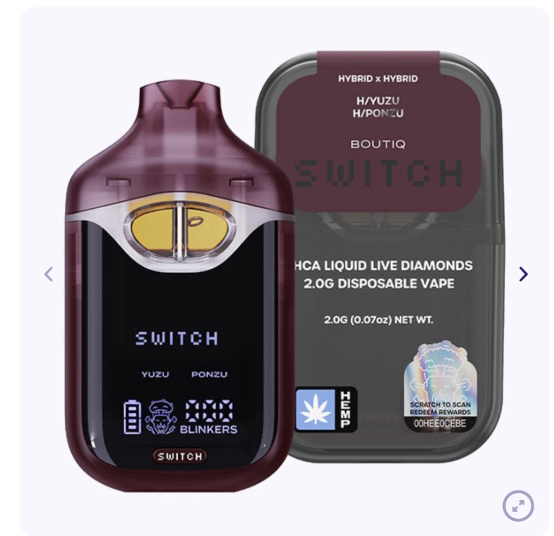 Boutiq Switch Liquid Diamonds Vape | 2g, Flavor: Yuzu/ponzu - hybrid