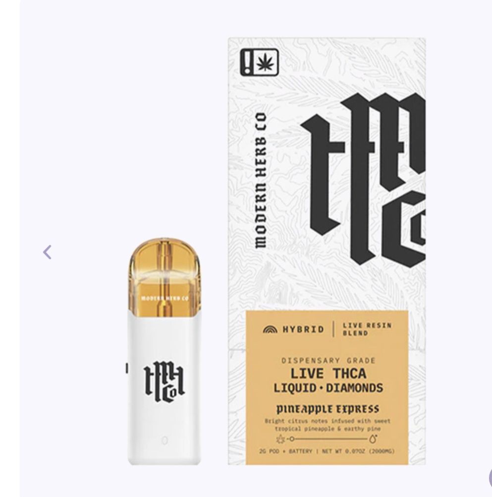 Modern Herb Co THCa Live Resin Liquid Diamonds Pod Kit | 2g, Flavor: Gelato