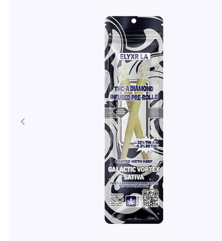 Elyxr THCA Diamond Infused Pre-Roll 2 pack