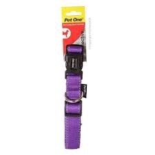 Pet One Reflective Collar - Purple