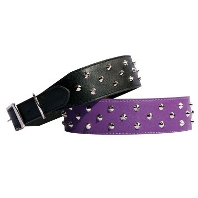 Pet One Studded Triple Row Collar- Black