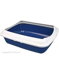 Pet One Litter Tray Rectangle Large with Lid