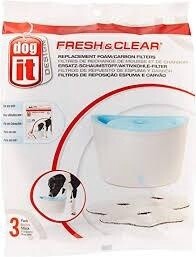 Dog It - Fresh &amp; Clear Replacement Foam Filters 3 Pack
