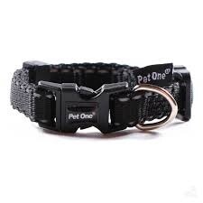 Pet One Reflective Collar - Black