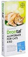 Drontal Cat All-Wormer, Size: Cats 4kg
