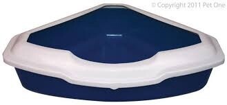 Pet One Litter Tray Corner Large with Lid