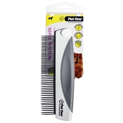 Pet One Rotating Teeth Comb, Type: Fine (55 Pins)