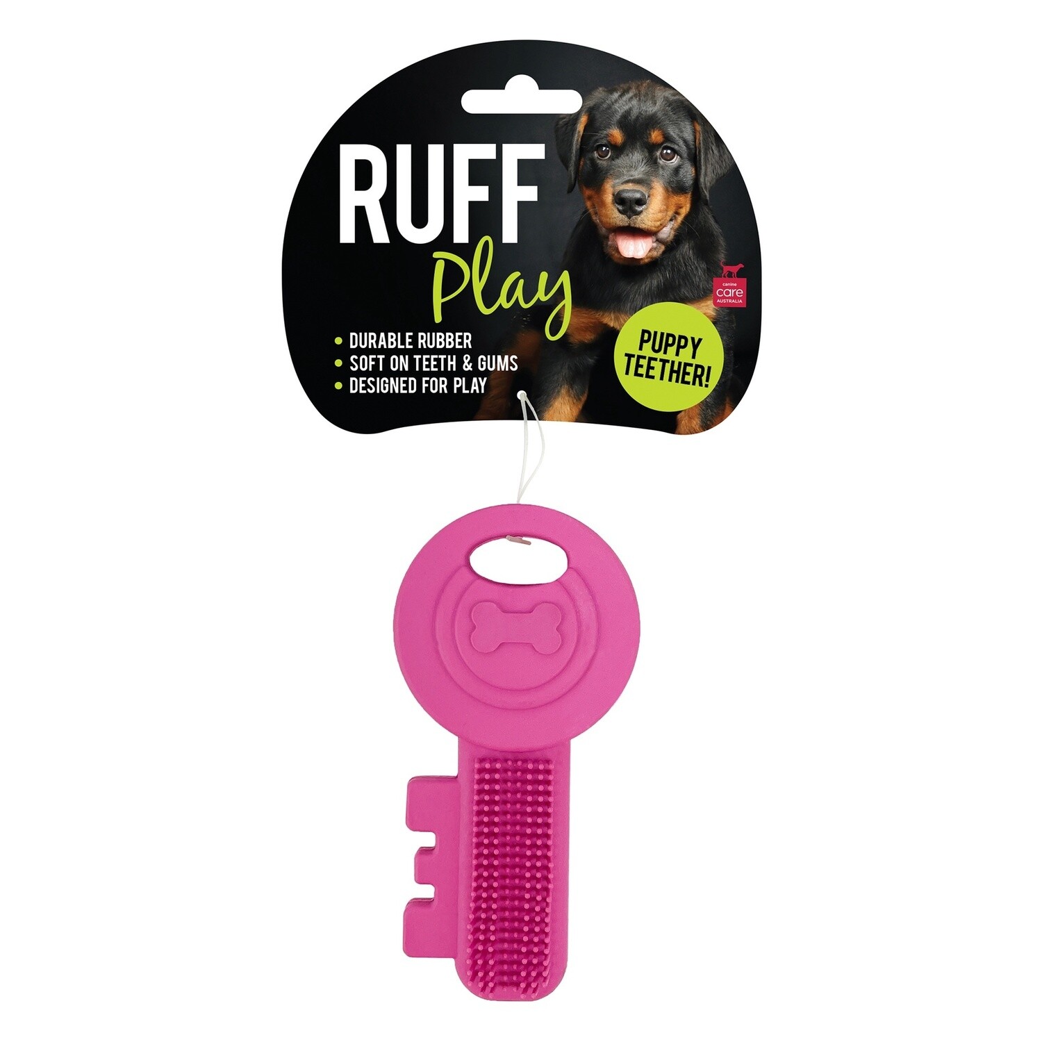 Ruff Play Rubber Teething Toy, Size: Key