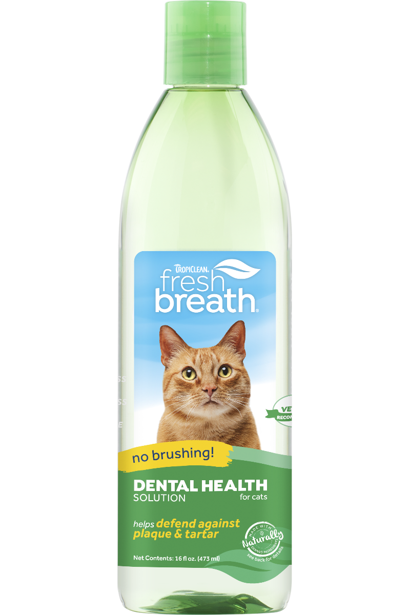Tropiclean Fresh Breath Dental Health Solutions For Cats