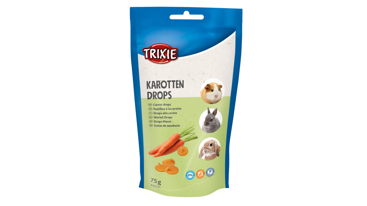 Trixie Vitamin Drops for Small Animals, Flavour: Carrot